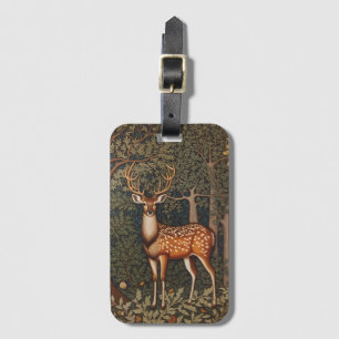 Elegantes Hirsch im Eichenwald Gepäckanhänger