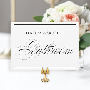Elegantes Hochzeitbad Untergrund Schwarze Grenze