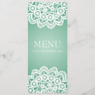 Elegantes Hochzeits-Menü-Vintages Menükarte