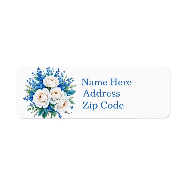 Elegantes Hochzeitsblumenbukett anpassbar  (Vorne)