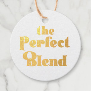 Elegantes Hochzeitsfest "The Perfect Blend" - Foto Geschenkanhänger