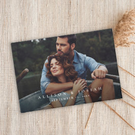 Elegantes Hochzeitsfoto Gästebuch