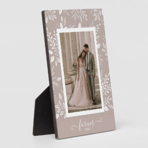 Elegantes Hochzeitsfoto Rahmenloses Bild Aufstelle Fotoplatte