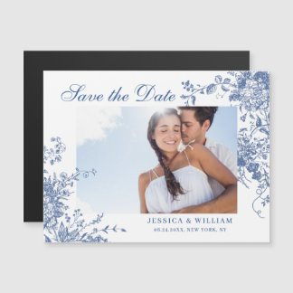 Elegantes Hochzeitsstift Save the Date Magnetkarte