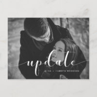 Elegantes Hochzeitsupdate-Foto