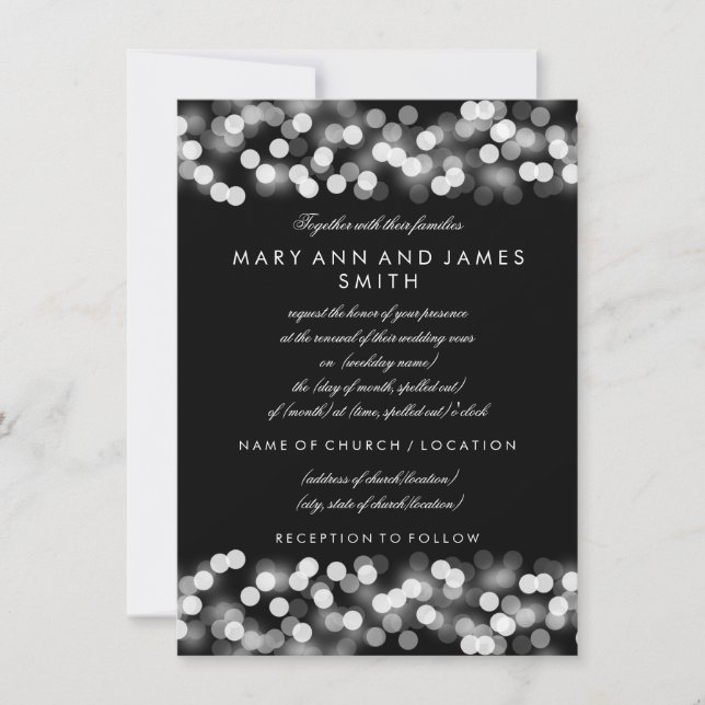 Elegantes Hochzeitswochenende Silbermedaille Einladung (Vorderseite)