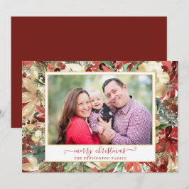 Elegantes Holiday Floral Weihnachten Foto