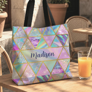 Elegantes holografisches trendiges falsches Gold g