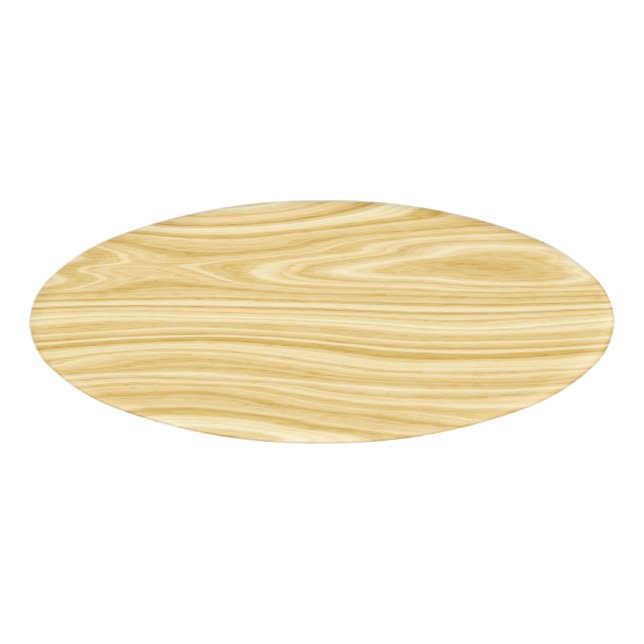 Elegantes Holz 3 Namenschild (Vorderseite)