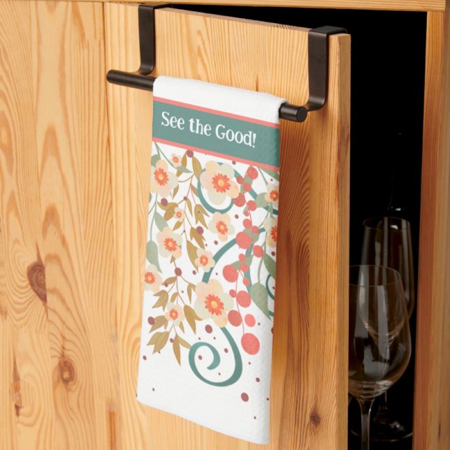 Elegantes Hübsches Blumenangebot Stilvoll Geschirrtuch (Von Creator hochgeladen)