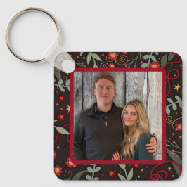 Elegantes Hübsches Foto Schlüsselanhänger