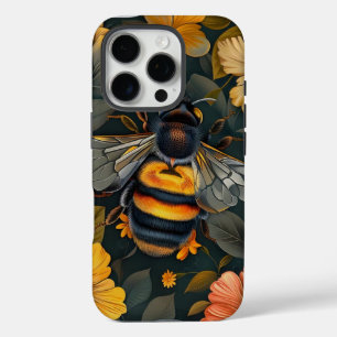 Elegantes Hummel- und Blumendesign iPhone-Case" iPhone 16 Pro Hülle