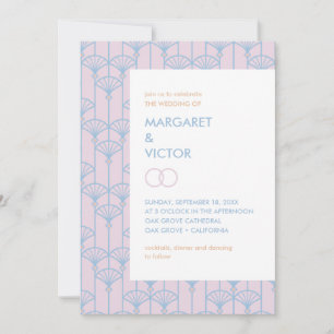 Elegantes Ikat-Muster - Einladung zur Hochzeit