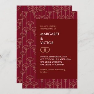 Elegantes Ikat-Muster - Einladung zur Hochzeit