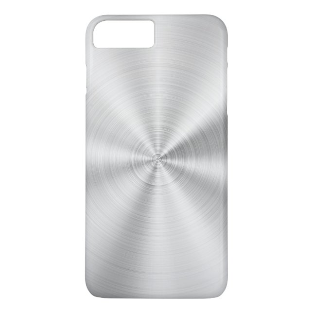 Elegantes Imitat-metallisches glänzendes Silber Case-Mate iPhone Hülle (Rückseite)