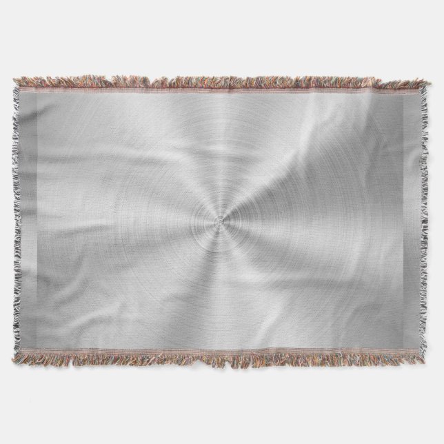 Elegantes Imitat-metallisches glänzendes Silber Decke (Vorderseite)