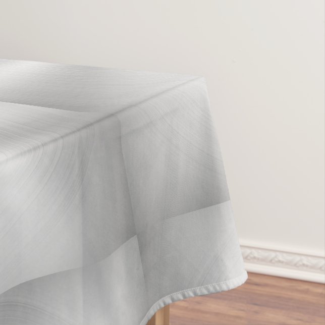 Elegantes Imitat-metallisches glänzendes Silber Tischdecke (Beispiel)
