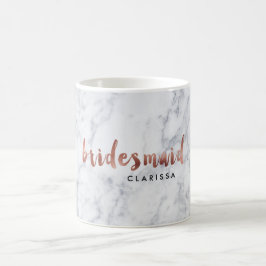 elegantes Imitat-Rosen-Goldweiße Tasse