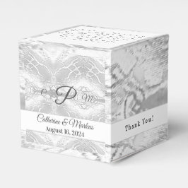 Elegantes Imitate-Satin-Gastgeschenk Hochzeit Geschenkschachtel