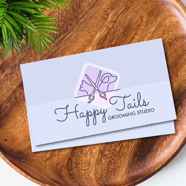 Elegantes, individualisierbares Cat & Dog-Logo für Visitenkarte (Von Creator hochgeladen)