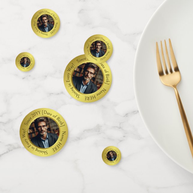 Elegantes, individuelles Foto - Allround-Shining-G Konfetti (Gruppe)