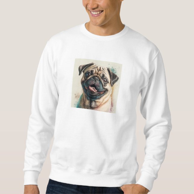 Elegantes individuelles Geschenk mit eigenem Foto  Sweatshirt (Vorderseite)