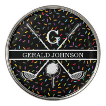 Elegantes, individuelles Golf Monogram Design
