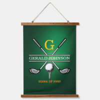 Elegantes, individuelles Golf Monogram Design