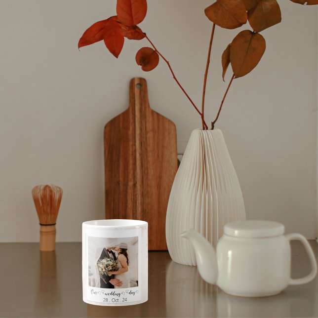 Elegantes individuelles Hochzeitsstil Kaffeetasse (Von Creator hochgeladen)