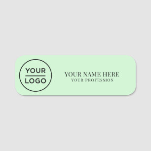 Elegantes, individuelles Logo-Mitarbeiter-Magnet, Namensschild