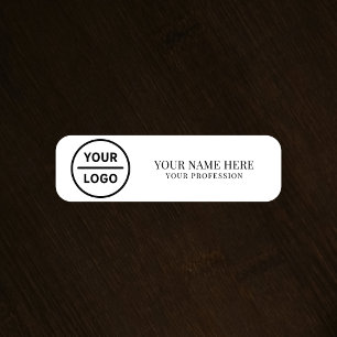 Elegantes, individuelles Logo-Mitarbeiter-Magnet,  Namensschild