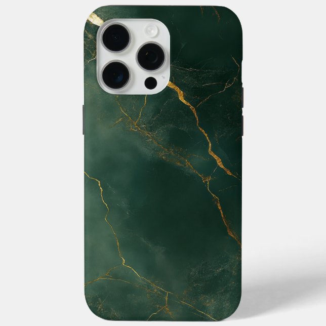Elegantes iPhone-/iPad-Case aus blauem Marmorstein Case-Mate iPhone Hülle (Rückseite)