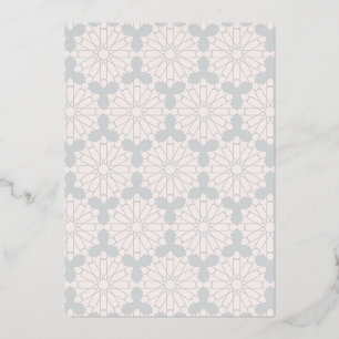 Elegantes islamisches Kunstdesign Folien Feiertagskarte