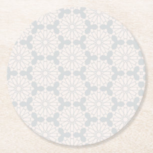 Elegantes islamisches Kunstdesign Runder Pappuntersetzer