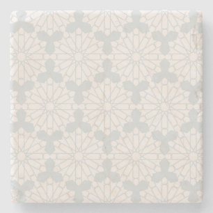 Elegantes islamisches Kunstdesign Steinuntersetzer