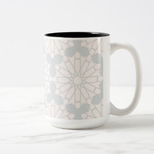 Elegantes islamisches Kunstdesign Zweifarbige Tasse