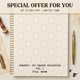 Elegantes Ivy League geometrisches individuelles S Planer