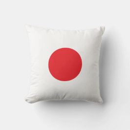 Elegantes Japan-Flagge Inspiriertes Minimales Kiss Kissen