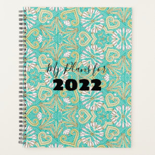 Elegantes Jugendstil-Motif Planer