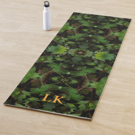 Elegantes Jungle-Camouflage-Spiegelbild Yogamatte