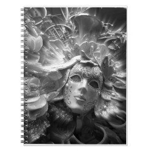 Elegantes Karneval-Masken-Schreibheft Notizblock