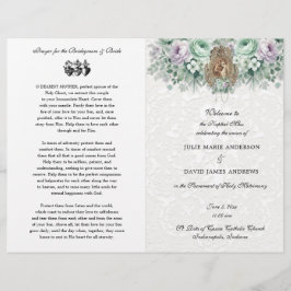 Elegantes katholisches Programm für traditionelle 