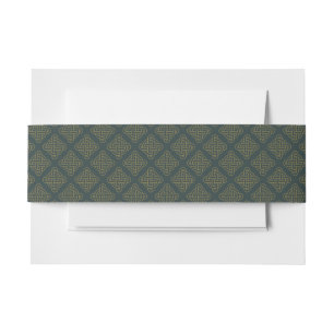 Elegantes keltisches Knoten-Muster Einladungsbanderole