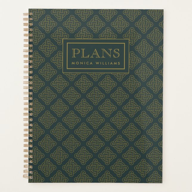 Elegantes keltisches Knotmuster Planer (Vorderseite)