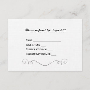 Elegantes keltisches Kreuz UAWG RSVP Karte