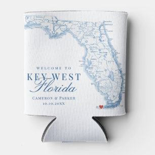 Elegantes Key West Florida Hochzeitsgeschenk Dosenkühler