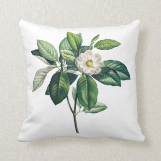 Elegantes Kissen mit seltenen botanischen