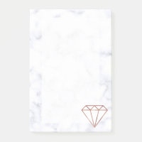 elegantes, klares Imitat Rose Gold Diamant weißer 