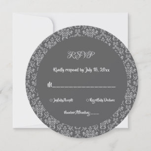Elegantes klassisches Damaske Klassisches formales Einladung