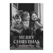 Elegantes klassisches Frohe Weihnachten Foto